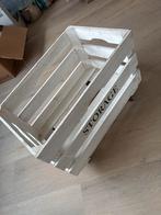 Houten Opbergkist - STORAGE, 50 tot 100 cm, Ophalen of Verzenden, Zo goed als nieuw, Minder dan 50 cm
