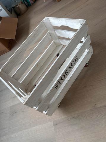 Houten Opbergkist - STORAGE beschikbaar voor biedingen
