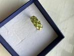 Gouden ring met peridoot, Ophalen of Verzenden, Zo goed als nieuw, 17 tot 18, Met edelsteen