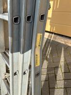 DIRKS 3x8 ladder in goede staat., Doe-het-zelf en Verbouw, Ladders en Trappen, Ophalen, Gebruikt, Ladder, Opvouwbaar of Inschuifbaar