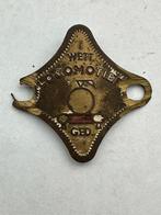 Stokoud Locomotief spatbordplaatje. Spatbord plaatje., Ophalen of Verzenden, Gebruikt, Gebruiksvoorwerp