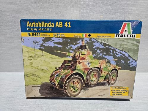 Italeri Autoblinda AB modelbouw voertuig, Hobby en Vrije tijd, Modelbouw | Auto's en Voertuigen, Zo goed als nieuw, Auto, Groter dan 1:32
