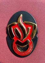 Gezocht deze 2 Brandweer brevetten zie foto, Verzenden, Landmacht, Nederland, Embleem of Badge