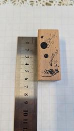 Houten stempel bubbels., Hobby en Vrije tijd, Ophalen of Verzenden, Gebruikt, Houten stempel