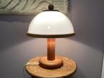 Vintage Steinhauer tafellampje mushroom, Hout, Ophalen of Verzenden, Zo goed als nieuw, Minder dan 50 cm