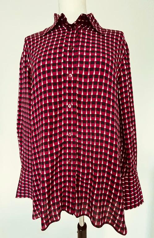Massimo Dutta vrouwelijke blouse maat 36/38, Kleding | Dames, Blouses en Tunieken, Zo goed als nieuw, Maat 38/40 (M), Rood, Verzenden