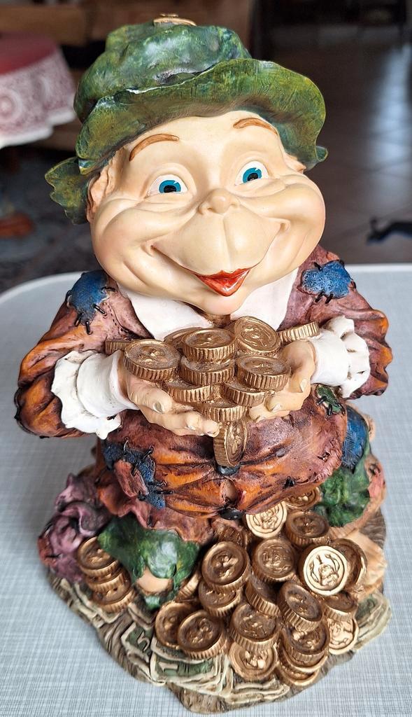 Spaarpot Vrolijke Laaf met Gouden Munten, Verzamelen, Efteling, Zo goed als nieuw, Ophalen of Verzenden