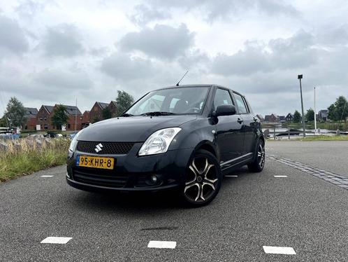 Suzuki Swift 1.3 5D 2009 Zwart, Auto's, Suzuki, Bedrijf, Swift, Airbags, Airconditioning, Centrale vergrendeling, Cruise Control