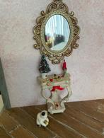poppenhuis Barok haltafeltje met spiegel, Ophalen of Verzenden, Nieuw, Poppenhuis