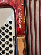 Vintaga eufonica accordion. 80 bas, Gebruikt, 80-bas, Met koffer, Toetsaccordeon