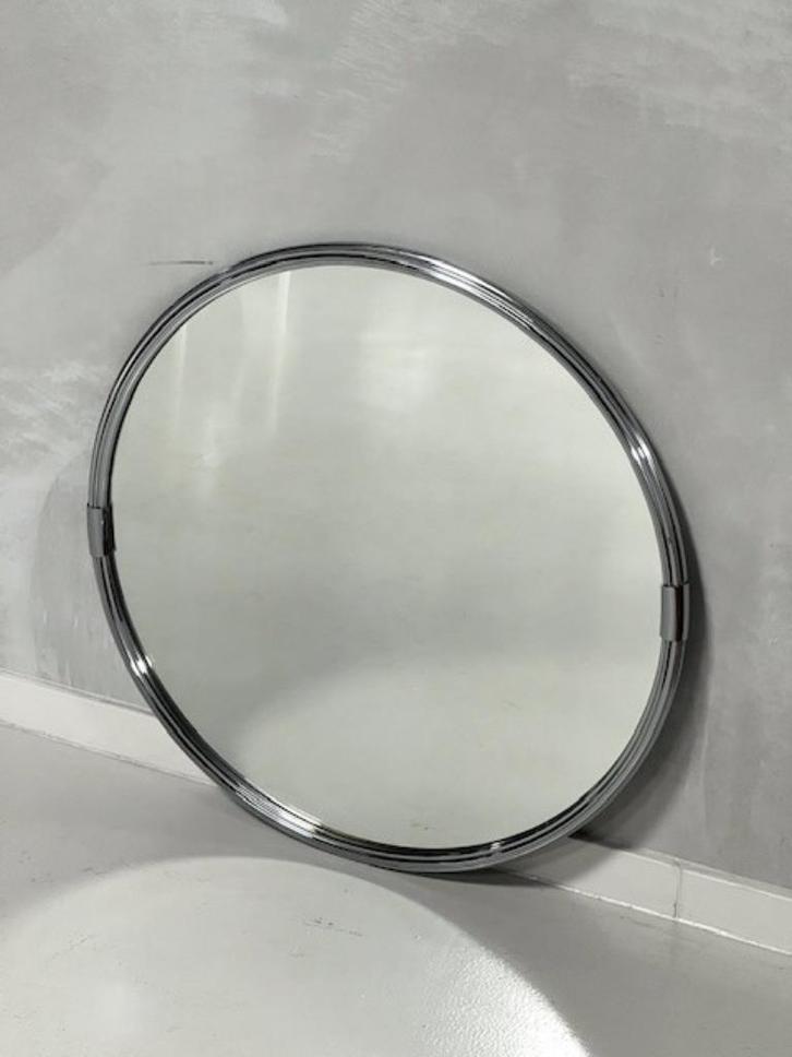 Jaren 70 spiegel vintage wandspiegel retro design mirror, Huis en Inrichting, Woonaccessoires | Spiegels, Gebruikt, 50 tot 75 cm