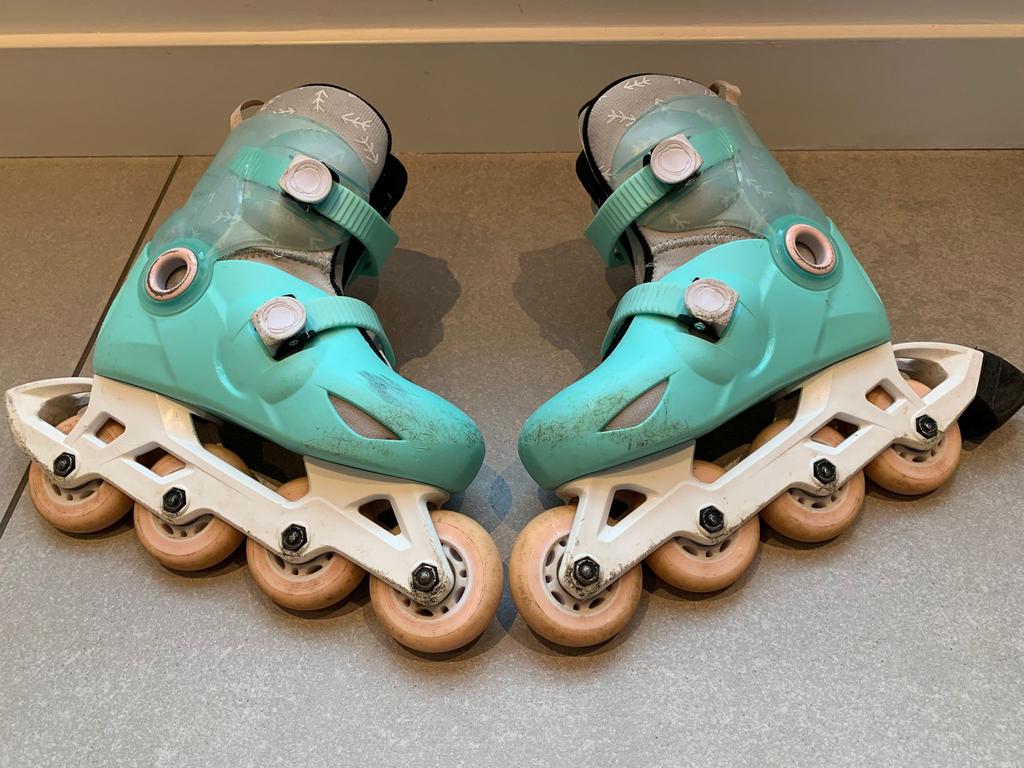 Oxelo verstelbare rolschaatsen maat 28-30, Sport en Fitness, Skeelers, Kinderen, Inline skates 4 wielen, Ophalen, Overige merken