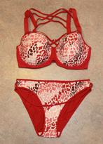 NIEUWSTAAT  leuke set Marlies Dekkers BH 75F + slip mt L, Kleding | Dames, Marlies Dekkers, Ophalen of Verzenden, Setje, Rood