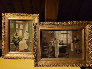 Schattige schilderijtjes  beschikbaar voor biedingen