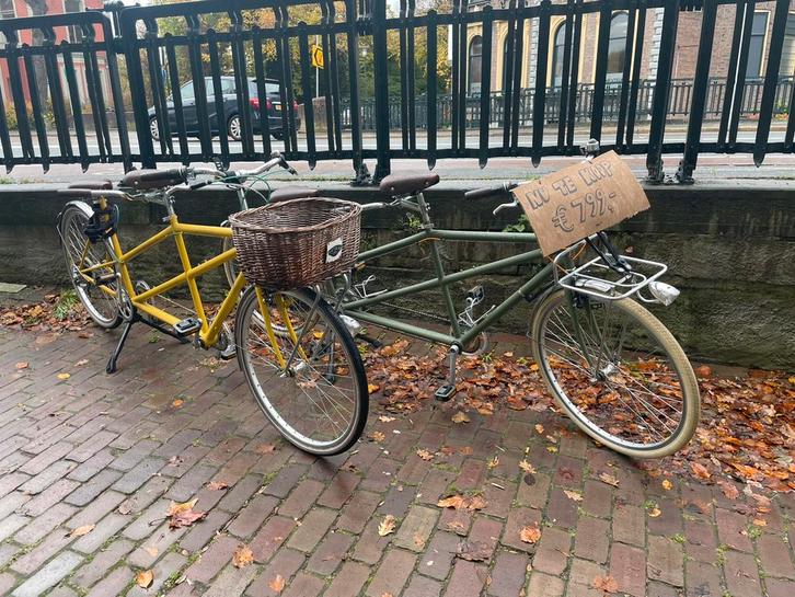 Retro tandems € 799 P/S, Fietsen en Brommers, Fietsen | Tandems, Zo goed als nieuw, Minder dan 10 versnellingen, Minder dan 49 cm