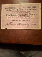 Bremen 1923 - 500.000 Mark, Ophalen of Verzenden