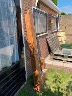 Eikenhouten balken authentiek uit Noorwegen, Doe-het-zelf en Verbouw, Hout en Planken, Gebruikt, Eiken, Ophalen of Verzenden, 50 mm of meer