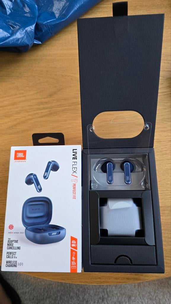 JBL Live Flex, Computers en Software, Headsets, Mute-functie, In-ear, Jbl, Nieuw