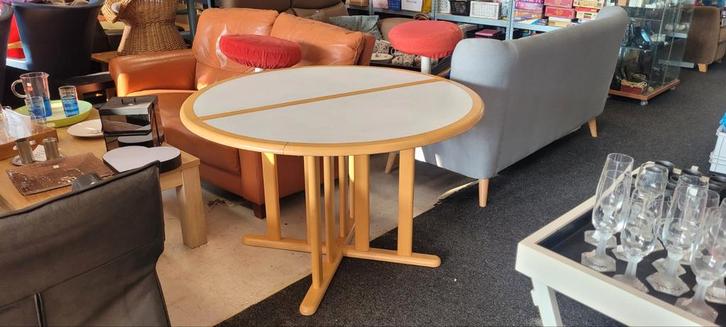 Vintage Deense Design Eettafel - Jaren 70, Huis en Inrichting, Tafels | Eettafels, Gebruikt, 100 tot 150 cm, 100 tot 150 cm, Vier personen