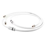 Viard Audio Silver HD20 interconnects 1 meter RCA OCC., ..., Ophalen of Verzenden, Zo goed als nieuw, Interlink-kabel