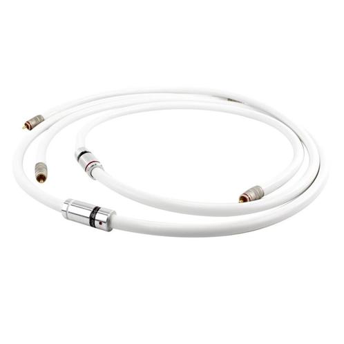 Viard Audio Silver HD20 interconnects 1 meter RCA OCC., Audio, Tv en Foto, Audiokabels en Televisiekabels, Zo goed als nieuw, Interlink-kabel