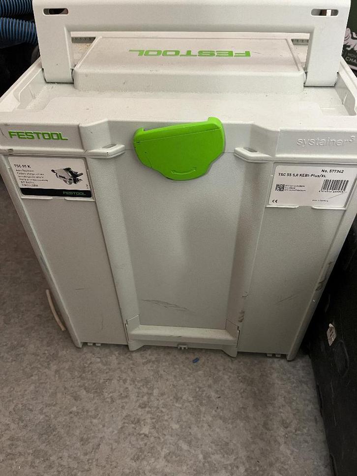 Festool TSC 55 5,0 KEBI-Plus/XL-FS invalzaagmachine, Doe-het-zelf en Verbouw, Gereedschap | Zaagmachines, Zo goed als nieuw, Invalzaag