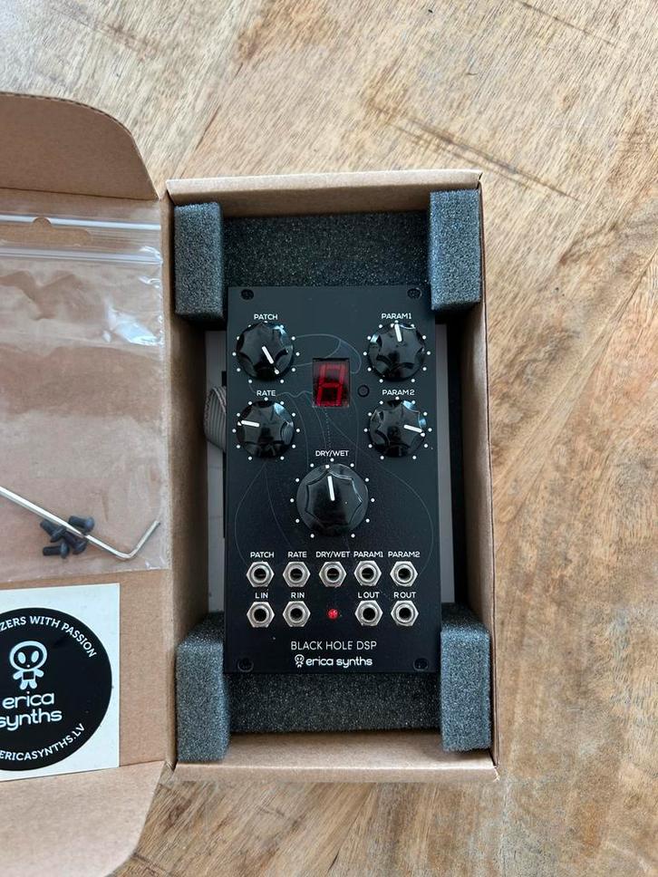 Erica Synths Black Hole DSP Eurorack, Muziek en Instrumenten, Soundmodules, Zo goed als nieuw, Ophalen