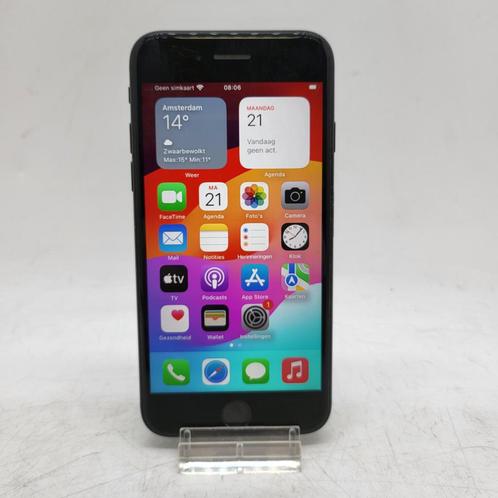 Apple iPhone SE 2020 128GB 76% | Zwart - In Nette Staat, Telecommunicatie, Mobiele telefoons | Apple iPhone, Zo goed als nieuw