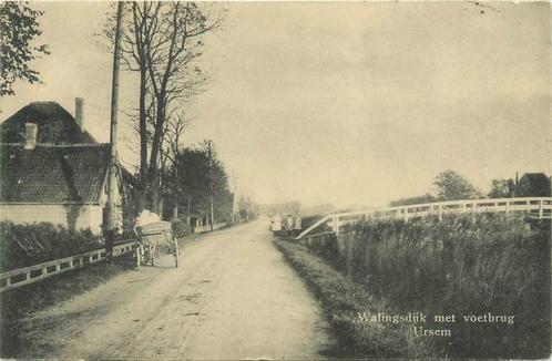 (304-246-025) Ursem Walingsdijk met voetbrug, Verzamelen, Ansichtkaarten | Nederland, Noord-Holland, Verzenden