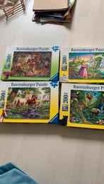 4 puzzels ravensburger, Ophalen, Meer dan 50 stukjes, Gebruikt, 6 jaar of ouder