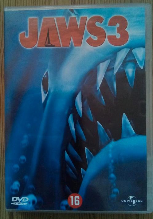 Jaws 3 met Dennis Quaid & Louis Gossett Jr, Cd's en Dvd's, Dvd's | Horror, Zo goed als nieuw, Overige genres, Ophalen of Verzenden