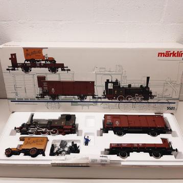 Marklin - set locomotief model T 3  Ep. 1 (Pruis) met wagons beschikbaar voor biedingen