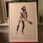 René Broné Aquarel - Tennis Legende, Ophalen