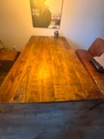 Teak eettafel, Huis en Inrichting, Tafels | Eettafels, Ophalen, 100 tot 150 cm, Teakhout, 200 cm of meer