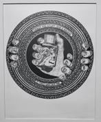 Zeefdruk Fred van der Wal in passe-partout, Verzenden