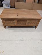 Vintage - Koloniale tafel 130x70cm (50cmH), Huis en Inrichting, Tafels | Salontafels, Ophalen, Gebruikt, 100 tot 150 cm, 50 tot 100 cm