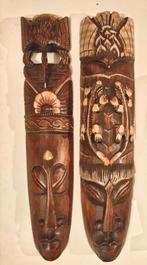 Afrikaanse maskers(baule-guro-ivoorkust)50cm groot €17 ps, Antiek en Kunst, Ophalen of Verzenden