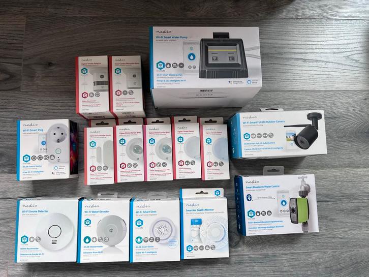 Nedis SmartLife Smarthome Nieuw in Doos, Doe-het-zelf en Verbouw, Alarmsystemen, Zo goed als nieuw, Compleet systeem, Beweging