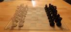 Glazen schaakspel, Hobby en Vrije tijd, Gezelschapsspellen | Bordspellen, Een of twee spelers, Gebruikt, Ophalen