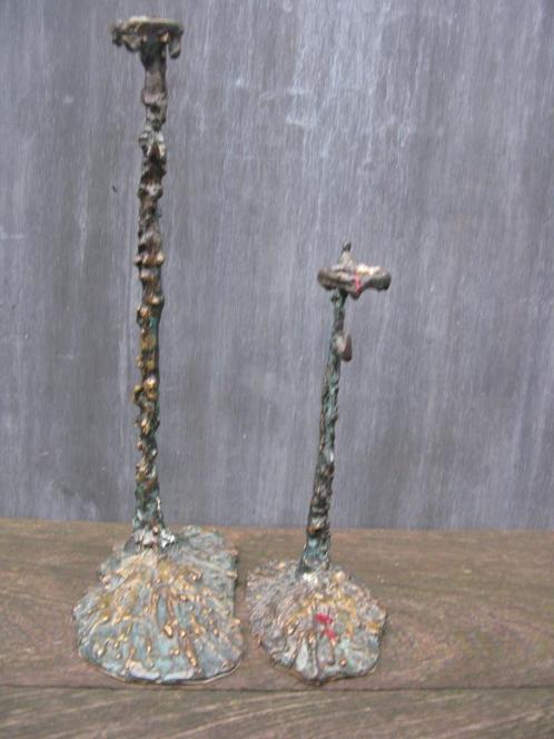 OSCAR TUSQUETS TWEE KANDELAARS " SALVADOR", Antiek en Kunst, Kunst | Designobjecten, Ophalen of Verzenden