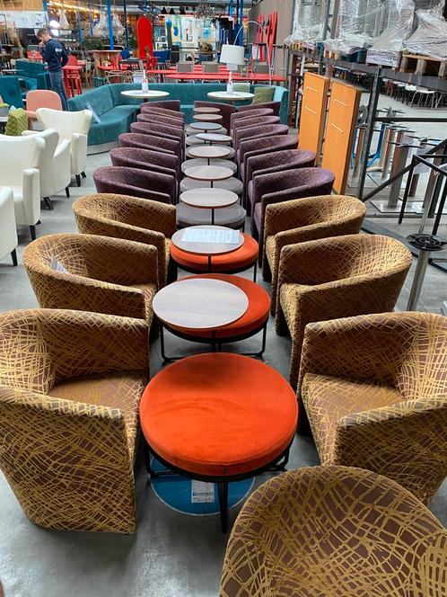 Grote partij fauteuils in 2 kleuren, Huis en Inrichting, Stoelen, Gebruikt, Vijf, Zes of meer stoelen, Overige kleuren, Ophalen of Verzenden