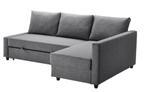 ikea friheten slaapbank grijs, Ophalen, Gebruikt, Tweepersoons, 140 cm