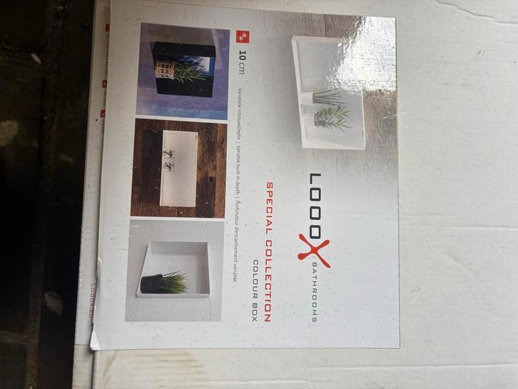 Looox Inbouw Nis RVS Geborsteld 30x60cm, Huis en Inrichting, Badkamer | Badkamermeubels, Nieuw, Overige typen, Minder dan 100 cm