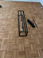 Grote zwarte eetkamer hanglamp, Huis en Inrichting, Lampen | Hanglampen, Ophalen of Verzenden, Zo goed als nieuw, Metaal, Minder dan 50 cm