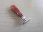 Mooie vintage stempel met steen handvat, Ophalen of Verzenden
