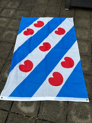 Mooie Friese vlag in ongehavende schone staat beschikbaar voor biedingen