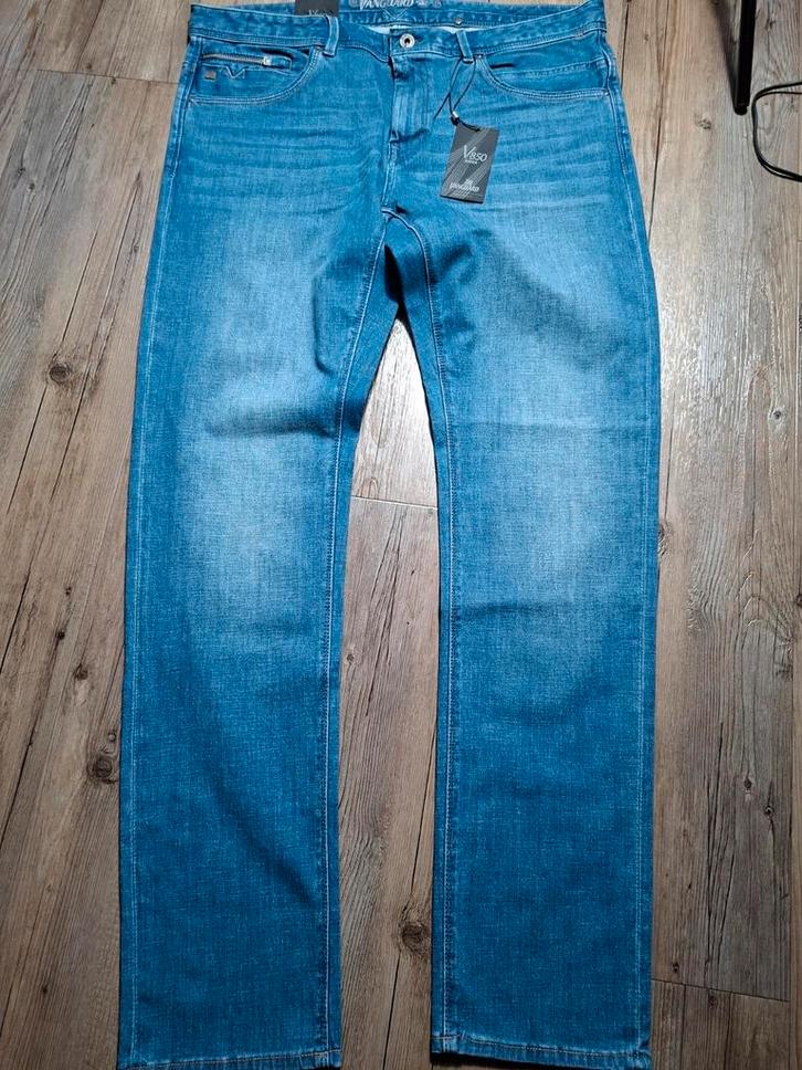VANGUARD V850 Rider slimfit jeans maat W38 L34, Kleding | Heren, Spijkerbroeken en Jeans, Nieuw, W36 - W38 (confectie 52/54), Blauw