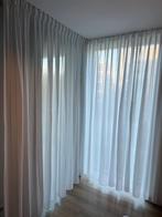 Gordijn + rail, Huis en Inrichting, Ophalen, 200 cm of meer, Wit, Nieuw