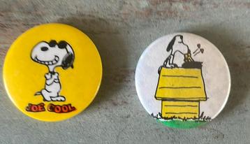 Vintage snoopy button buttons Joe Cool beschikbaar voor biedingen