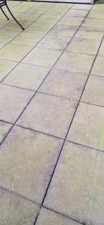 Gratis terrastegels 50x50 - 29 m2 (90+ tegels), Tuin en Terras, Ophalen, Gebruikt, Beton, Terrastegels